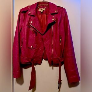 Michael kors, leather jacket